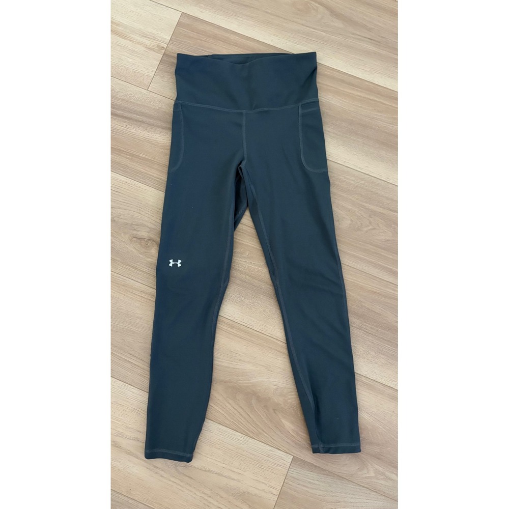 Under Armour Womens Leggings Fitted Athletic Gray Activewear‎ Small